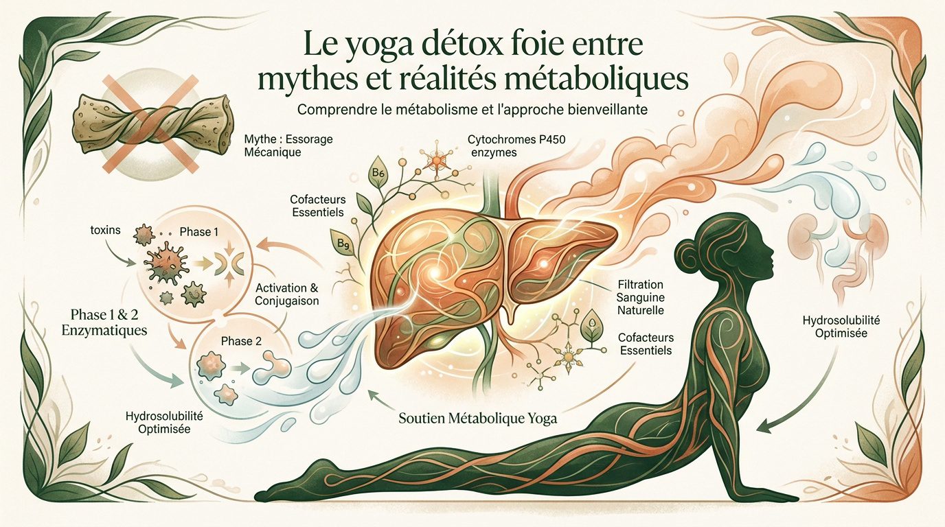 Pratique du yoga pour la santé hépatique et métabolique